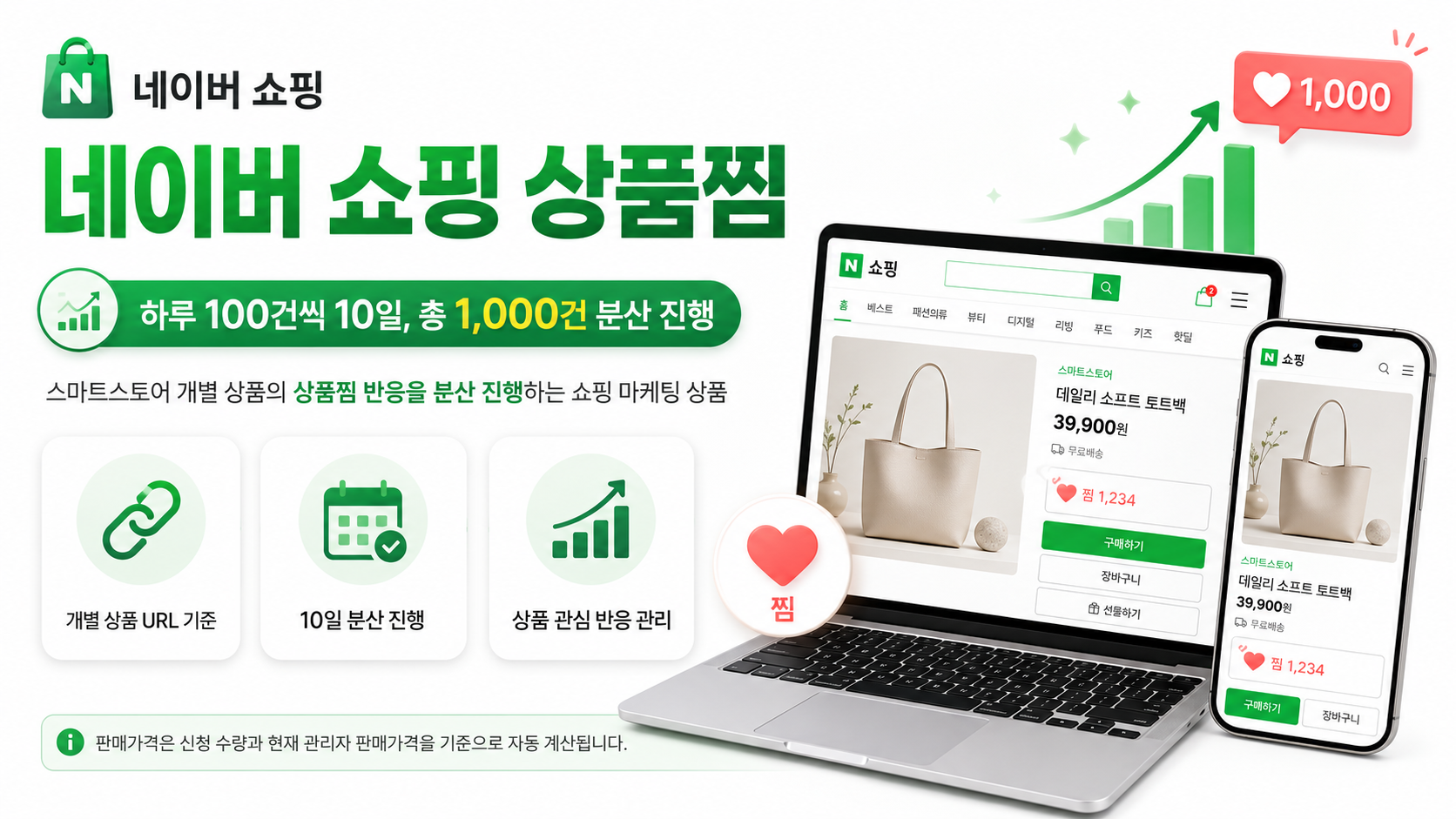 쇼핑 상품찜 신청 방법, 상품 링크와 신청 건수 입력하기 대표 이미지
