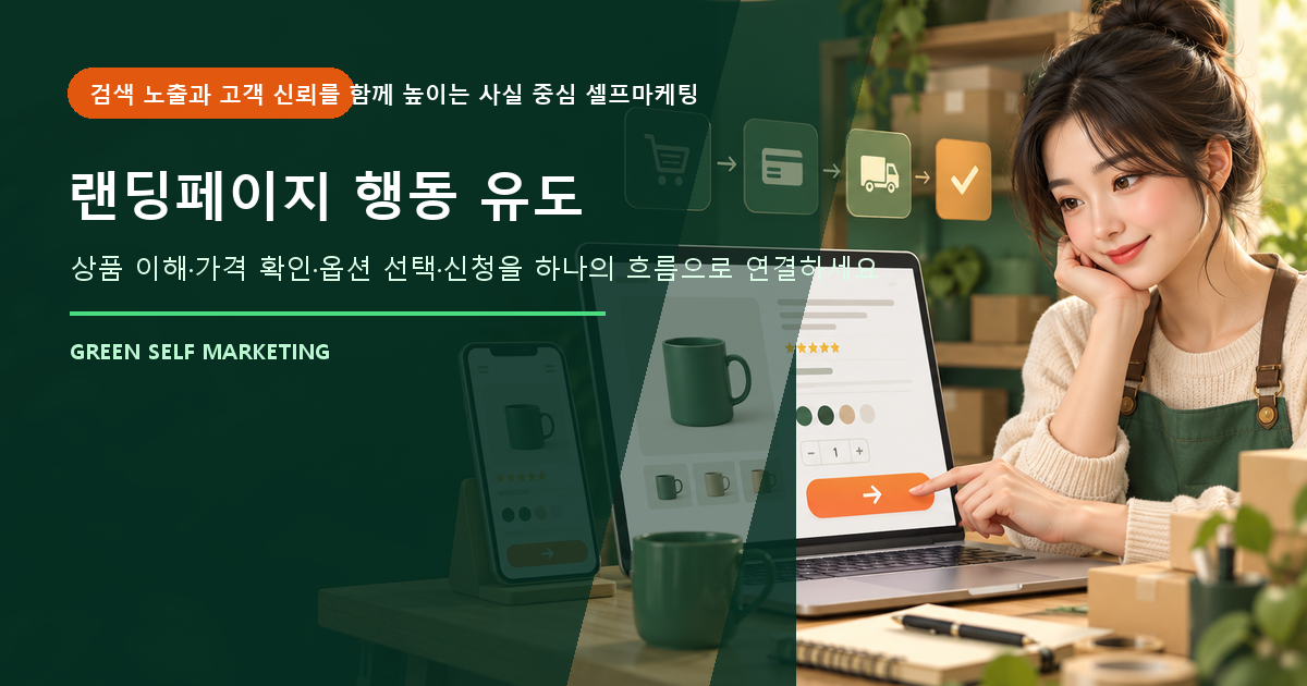 랜딩페이지 행동 유도 대표 이미지