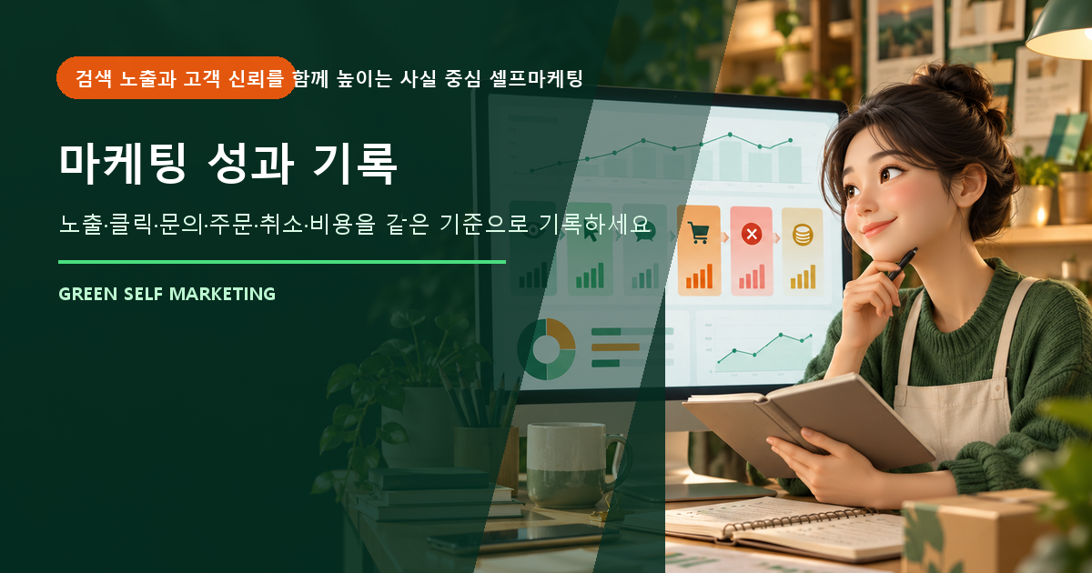 마케팅 성과 기록 대표 이미지