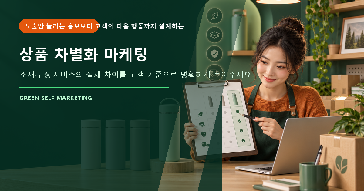 상품 차별화 마케팅 대표 이미지